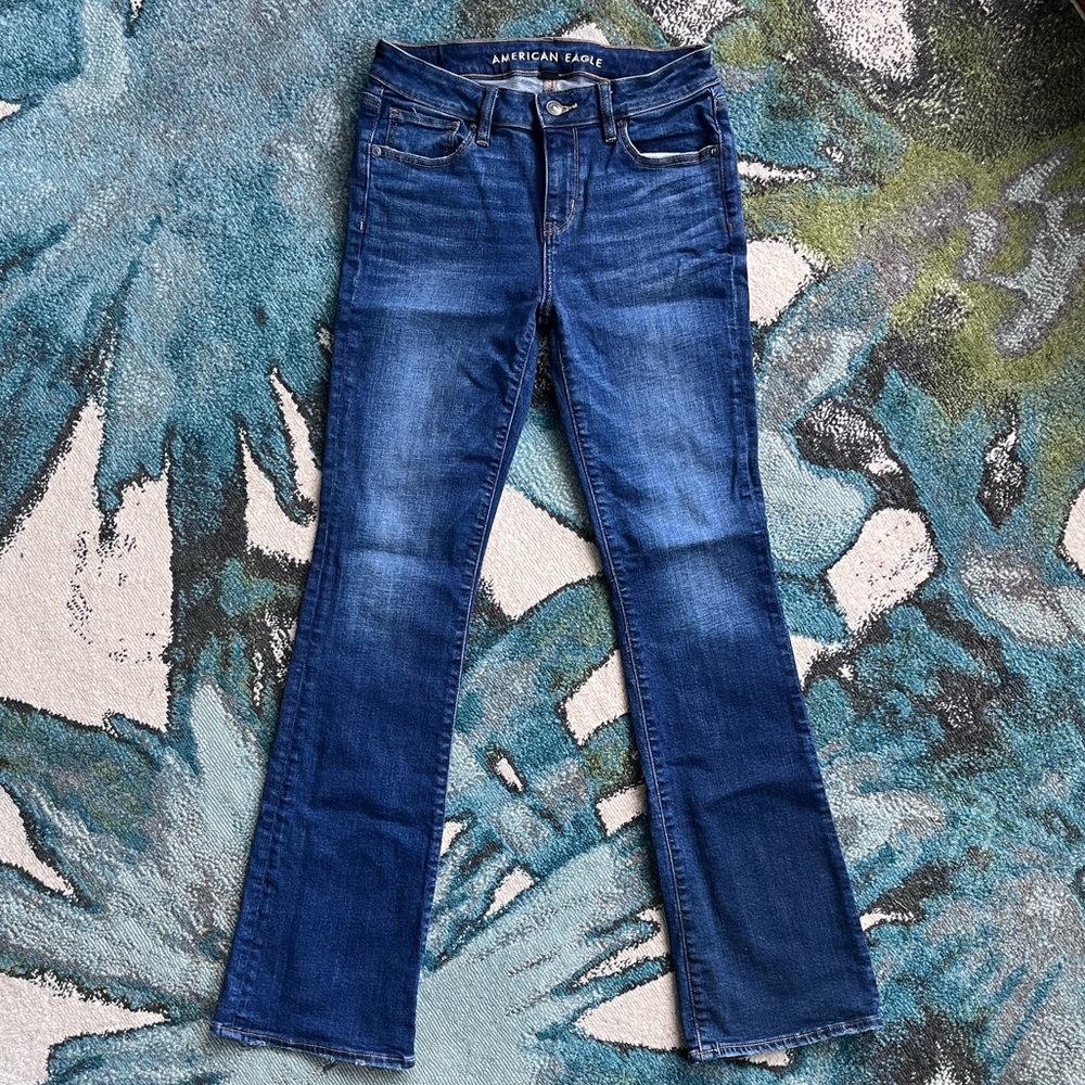 American Eagle Kick Boot Stretch jeans size 2 Regular NEW